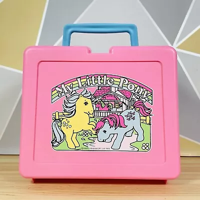 Buy Vintage My Little Pony G1 Lunch Box 1984 Bluebird Toys Pink - VGC Classic • 29.99£