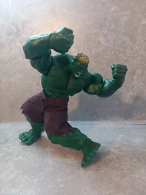 Buy Marvel  13” Articulated Posable Incredible Hulk Action Figure 2003 Bruce Banner • 24.99£