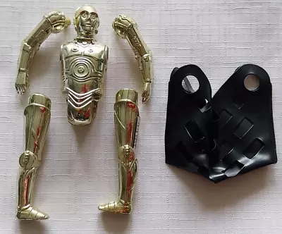 Buy Vintage Star Wars Figure C-3PO 1982 Hong Kong....Removable Limbs + Cargo Net • 24.99£
