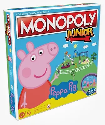 Buy Peppa Pig Monopoly Junior Board Game New Hasbro Gaming For Ages 5+ 2-4 Players • 16.14£