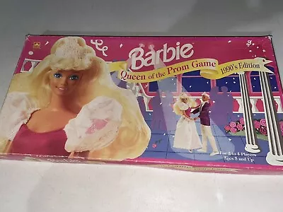 Buy 1991 Barbie Queen Of The Prom Board Game 1990’s Edition 5069  Golden Games • 20.49£