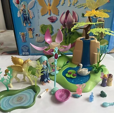 Buy Playmobil Fairies Mystical Fairy Glen 9135 Plus 2 Extra Fairy Figures And Pool • 12.50£