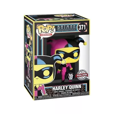 Buy Batman Figure Funko Pop! (Size 9cm) Harley Quinn Black Light Figure - New • 10.99£