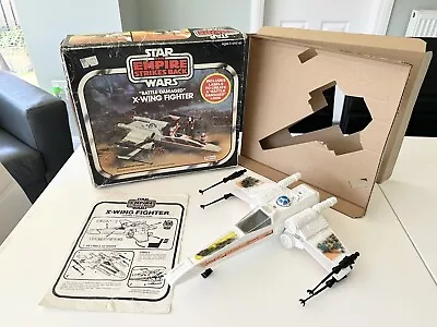 Buy Vintage Star Wars X-Wing Fighter Complete With Original Box & Instructions Boxed • 49.70£