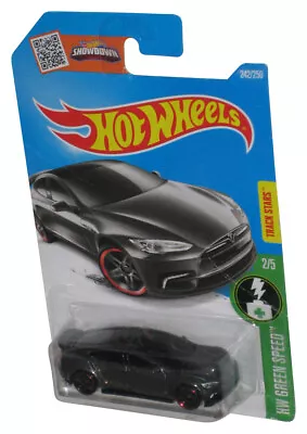 Buy Hot Wheels HW Green Speed 2/5 (2015) Dark Gray Tesla Model S Car 242/250 - (Crea • 16.13£