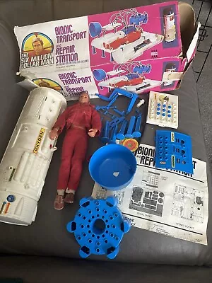 Buy Six Million Dollar Man Transport Repair Station Bionic Kenner 1975 Vintage Boxed • 39.99£