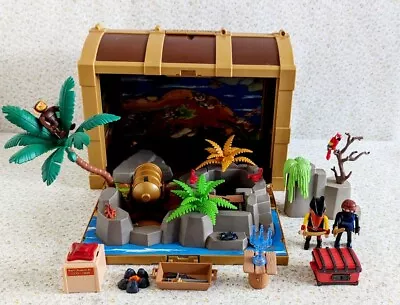 Buy Playmobil Play Set 5737 Pirate Treasure Chest Island Animals Set • 19.99£