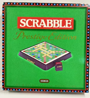 Buy Scrabble Prestige Edition With Electronic Timer - Complete - Excellent Condition • 26.99£