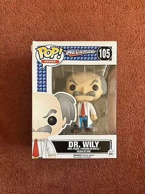 Buy Funko Pop! Vinyl Games Capcom Megaman Dr. Wily #105 Vaulted Figure • 5£
