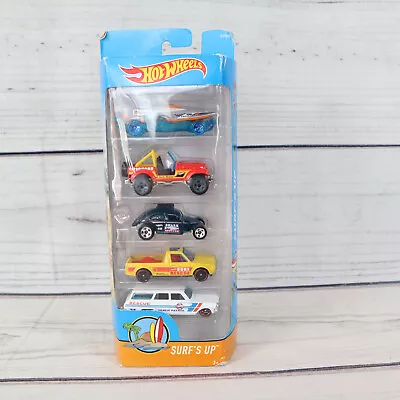 Buy Hot Wheels 5 Pack - SURF'S UP - VOLKSWAGEN CADDY VW BEETLE JEEP CHEVY NOVA WAGON • 7.99£