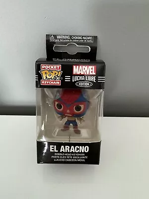 Buy Funko Pop Pocket Keychain | Marvel Lucha Libre Edition | El Aracno • 8£