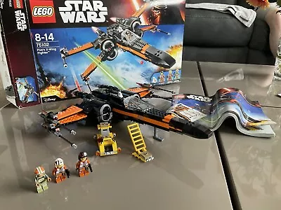 Buy Lego 75102 Poe’s X-wing Fighter Star Wars With Minifigures • 40£