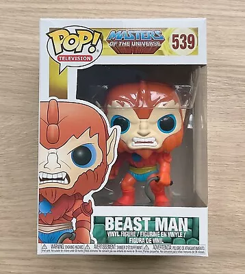 Buy Funko Pop Masters Of The Universe Beast Man #539 + Free Protector • 11.99£