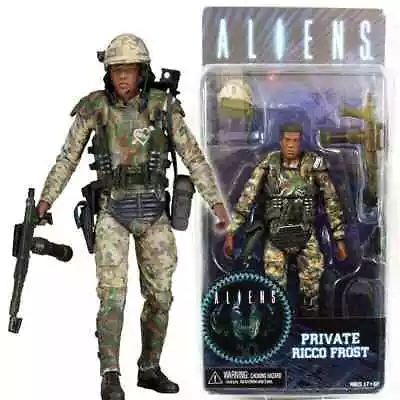 Buy NECA Aliens Private Ricco Frost Marine 7  Action Figure 1:12 Alien Series 9 New • 24.99£