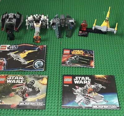 Buy Lego Star Wars Microfighters 75161 Tie Striker 75032 X Wing + Extras • 9.99£