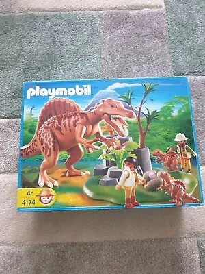 Buy Playmobil 4174, Spinosaurus With Dino Nest Dinosaur Outdoor Scene Boxed Complete • 30£