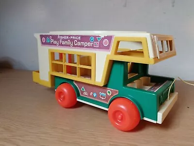 Buy Vintage 1970s Fisher Price Play Family Camper Van No Boat Or Figures  • 3.99£