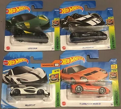 Buy Bundle Of Hot Wheels Brand New Joblot Of 4 HW Exotics Series • 8£