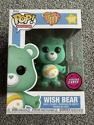 Buy Wish Bear 1207 Care Bears 40th Flocked Chase Funko Pop Vinyl Figure Brand New  • 29.99£