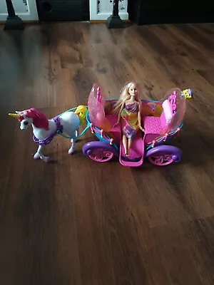 Buy Barbie Horse And Carriage • 6.50£