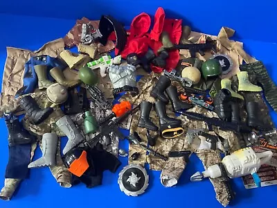 Buy Action Man Vintage Bundle Job Lot 1990’s Hasbro Palitoy Boots Helmet Parts Bits • 20£