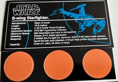 Buy LEGO Star Wars UCS Style Sticker For 10227 B-wing Starfighter Replacement • 7.60£