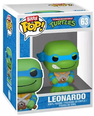 Buy Funko Pop - Bitty Pop - Teenage Mutant Ninja Turtles - Leonardo - 63 • 4£