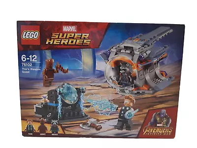 Buy Lego Set 76102 Thor's Weapon Quest Lego Set Age 6-12 Years Sealed New In Box • 14.50£