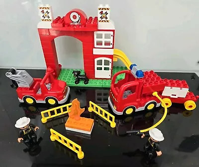 Buy LEGO DUPLO: Fire Station Fire Engines Fireman Unique Playset Figures Vehicles  • 19.99£