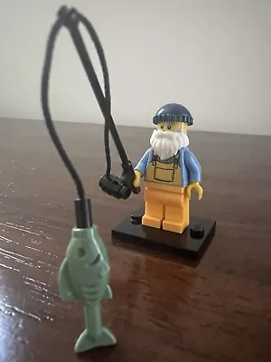 Buy LEGO Fisherman (col037) Series 3 Minifigure • 2.89£