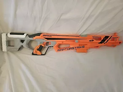 Buy Nerf N-strike Elite Accustrike Raptorstrike Blaster Orange • 19.99£