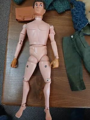 Buy VINTAGE ACTION MAN EAGLE EYE FIGURE PALITOY/HASBRO 1964 And Clothes Bundle • 4.20£