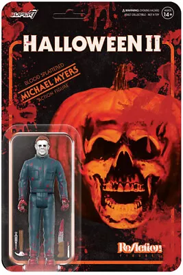 Buy Super7 - Halloween 2 ReAction Wave 1 - Michael Myers (Blood Splatter WHOLESALE E • 17.53£