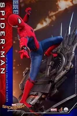 Buy New Hot Toys 1/4 QS015 - Spider-Man: Homecoming Spider-Man (Deluxe Version) • 315£