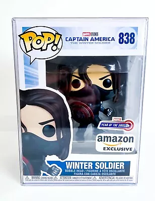 Buy Captain America - Winter Soldier YOTS Bucky Barnes 838 + Pop Protector Christmas • 39.99£