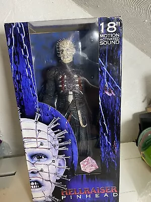 Buy Hellraiser - Pinhead 18-Inch Action Figure With Motion Activated Sound • 129.99£