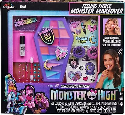 Buy CRA-Z-ART Monster High Feeling Fierce Monster Makeover Kids Make Up Set  • 19.89£