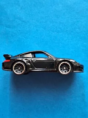 Buy Porsche 993 GT2  1/64 Hot Wheels White Black Chrome Grey 1186 MJ • 20.22£