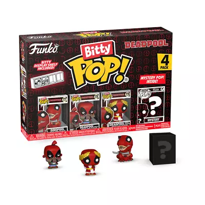 Buy Funko Bitty POP! Deadpool (Dinopool) Marvel 4-pack Vinyl Figures New • 15.99£