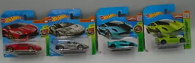 Buy Hot Wheels Lamborghini X 4 Sesto Elemento X 2, Centenario, Aventador Miura Lot2 • 24.99£