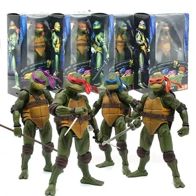 Buy Ninja Turtles 1990 Movie 7  NECA TMNT Teenage Movable Toys Mutant Action Figure • 13.99£