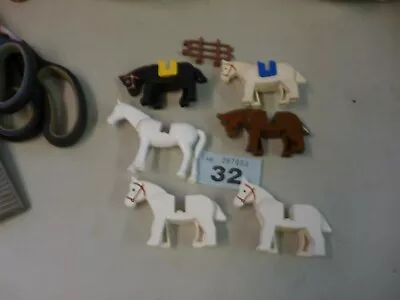 Buy 1970s Lego (B32) 6 Horses 1 Might Not Be Lego? • 5£