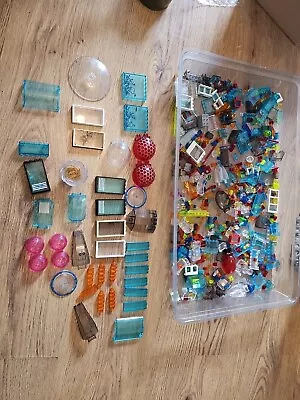 Buy Lego Transparent Bundle Joblot Part Piece Door Window Brick Colour Clear Toy  • 15£