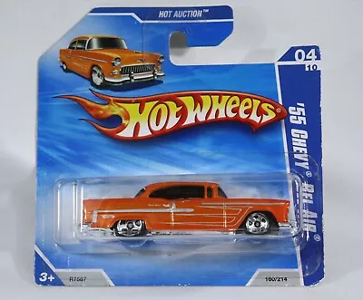 Buy Hot Wheels 1955 Chevy Bel Air In Orange From Hot Auction Series Ref R7587 • 4.99£