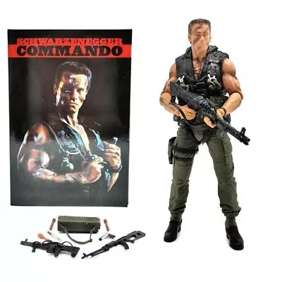 Buy NECA Commando John Matrix Schwarzenegger 7  Action Figure Model Toy NEW IN BOX • 44.39£