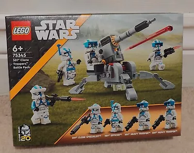 Buy Lego 75345 Star Wars 501st Clone Troopers Battle Pack - New, Sealed Set (Lot C) • 17£