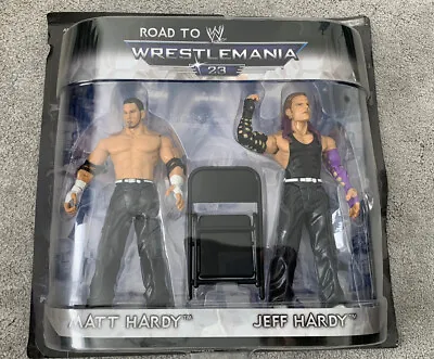 Buy WWE ROAD TO WRESTLEMANIA 23 2 Pack MATT & JEFF HARDY WWF Jakks Mattel Figure • 54.99£