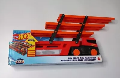 Buy Hot Wheels Mega Hauler With Storage For Up To 50 1:64 Scale Cars New! • 19.95£