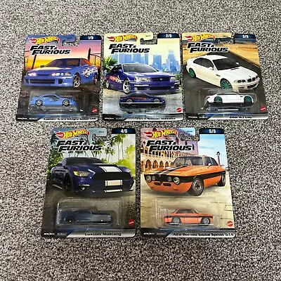 Buy Hot Wheels Fast And Furious Set Of 5 HNW46-979C 2023 • 54.95£