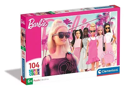 Buy Clementoni 25752 Barbie Jigsaw 104 Pieces-Supercolor Children 6-8 Years, Cartoon • 13.66£